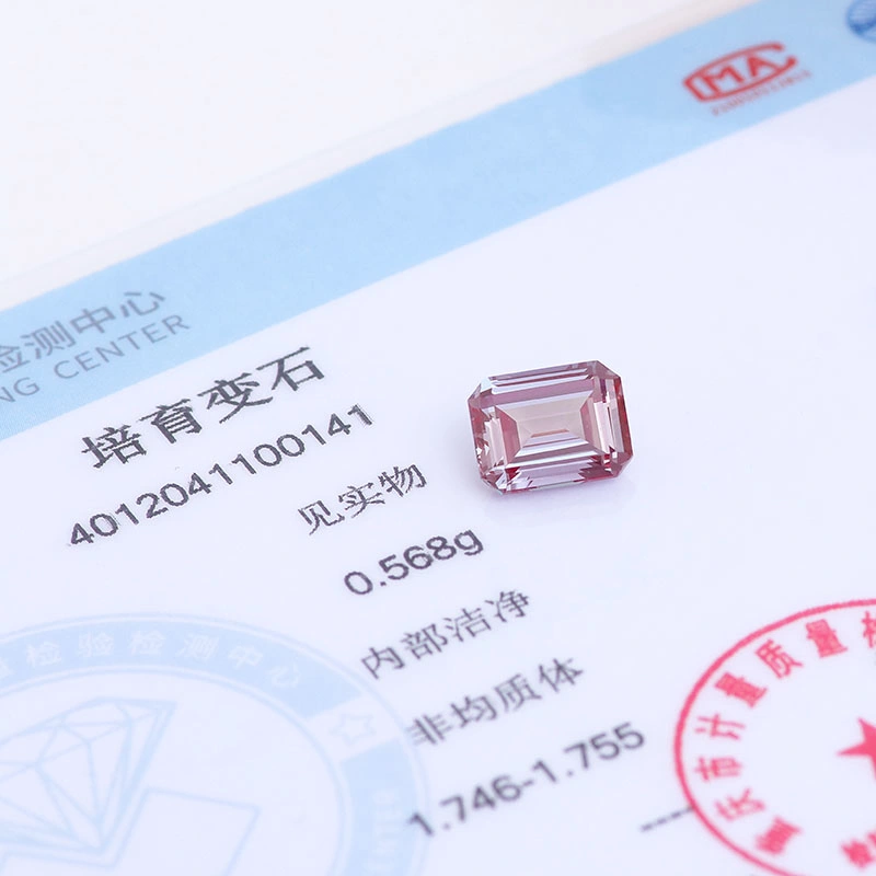 Provence Jewelry Hot Sale Factory Lab Grown Alexandrite Stone Price Emerald Cut Loose Gemstones High Quality