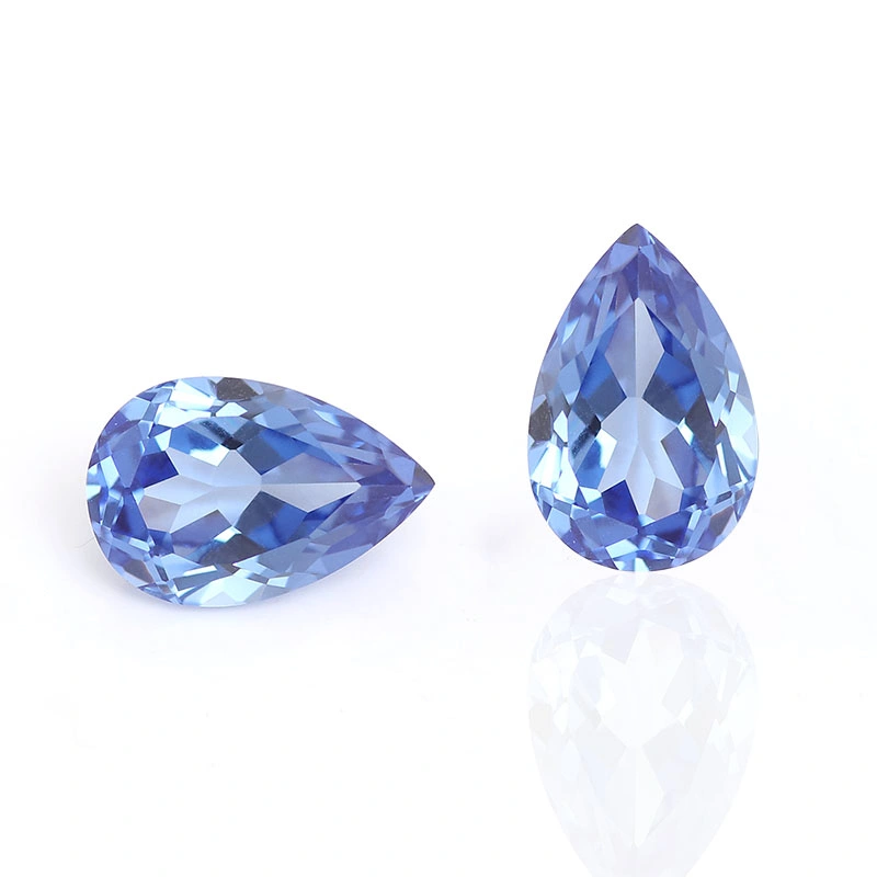 Pear Brilliant Cut 1CT-10CT Good Quality Loose Gemstones for Making Jewelry Natural Blue Sapphire