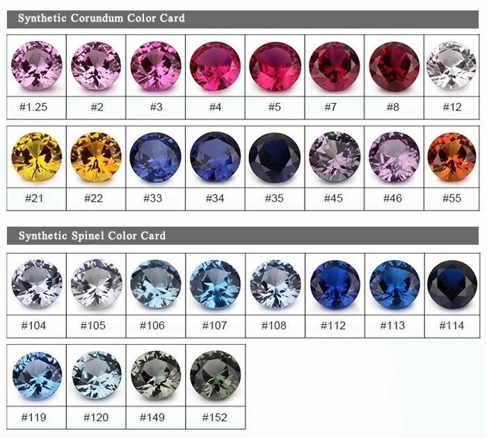 200 Colors Available CZ Lab Semi-Precious Gemstone Glass Beads Wholesale Low Price Cubic Zirconia for Jewelry Ring Bracelet Necklace